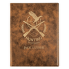 7" x 9" Laserable Leatherette Small Portfolio with Notepad