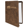 9 1/2" x 12" Leatherette Portfolio with Zipper and Notepad
