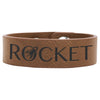 8 1/2" x 3/4" Laserable Leatherette Youth Cuff Bracelet