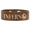8 1/2" x 3/4" Laserable Leatherette Youth Cuff Bracelet