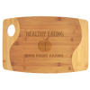 Bamboo Two-Tone Cutting Board with Handle