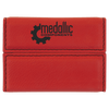Leatherette Hard Business Card Holder — 3.75 × 2.75 Inches
