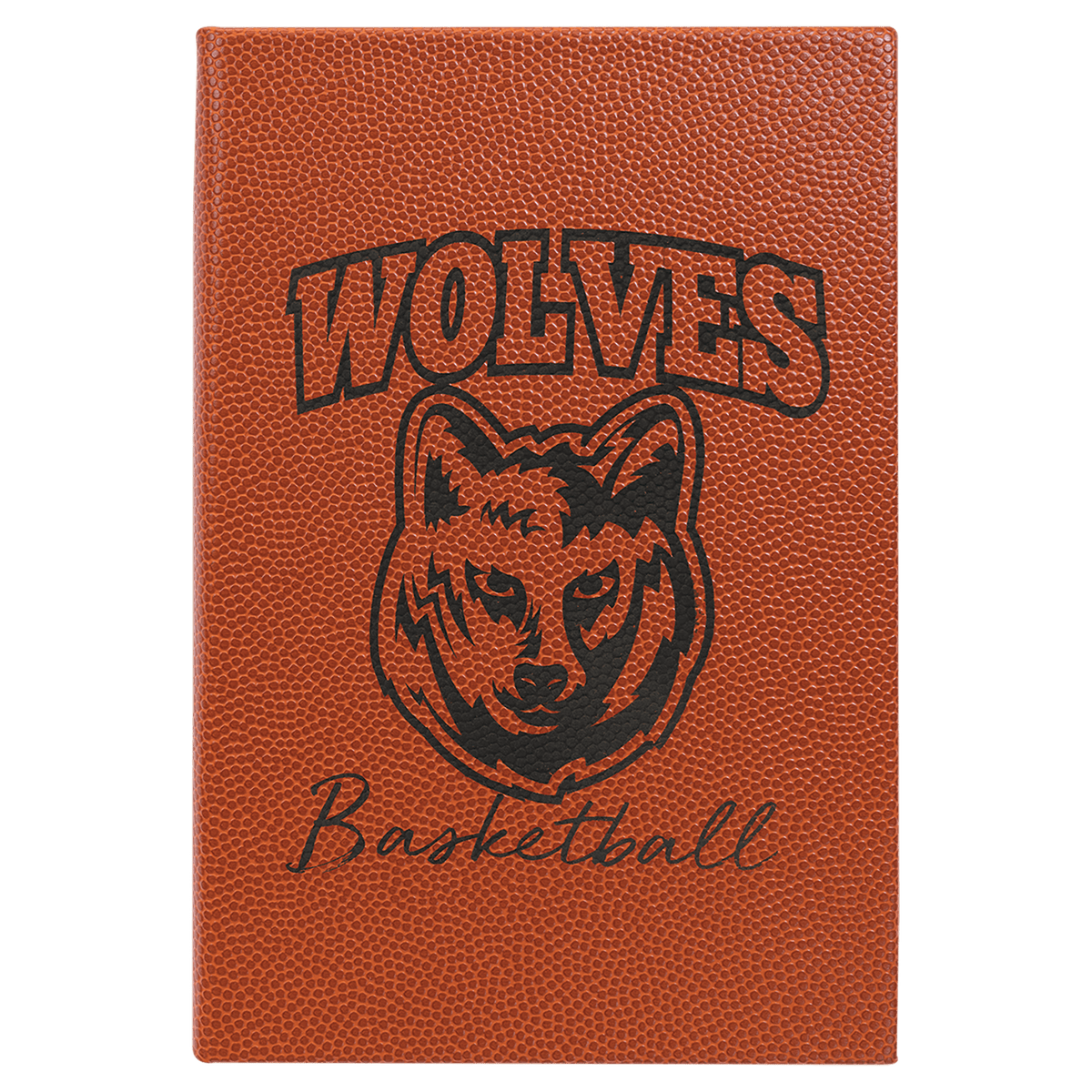 5 1/4" x 8 1/4" Laserable Leatherette Journal with Lined Notepad