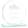 7 1/2" Octagon Glass Award
