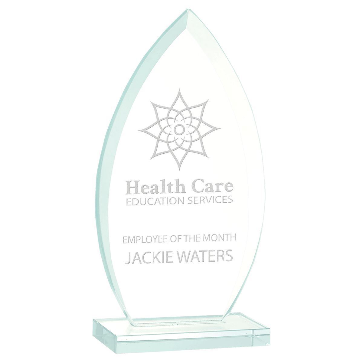 Jade Glass Award — Shape and Size