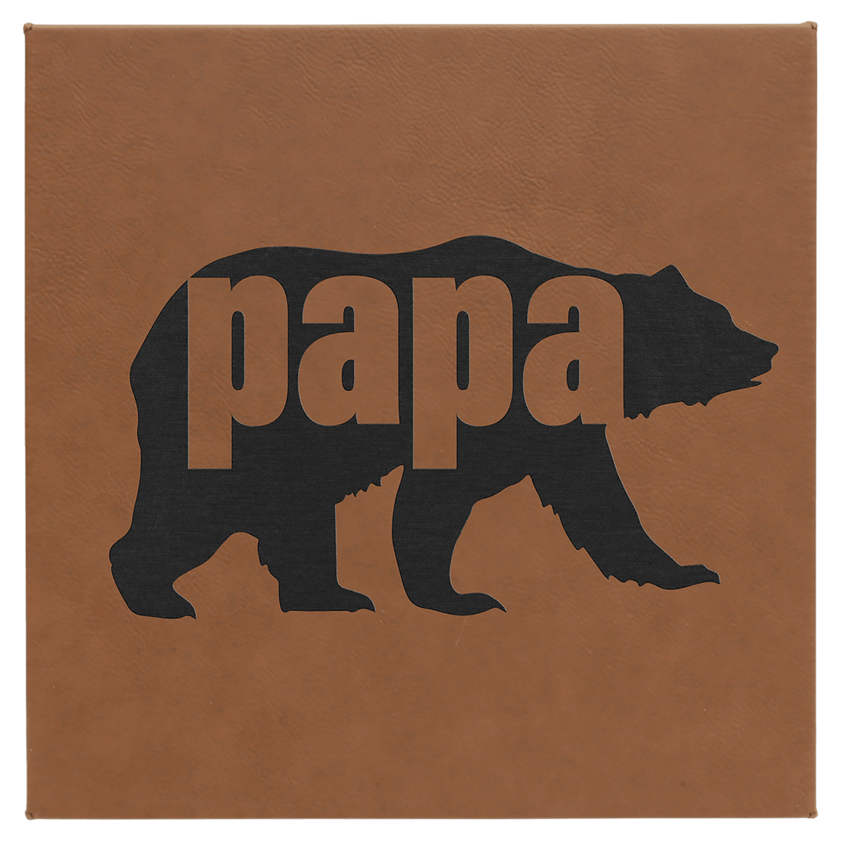 10" x 10" Laserable Leatherette Wall Decor with Sawtooth Hanger