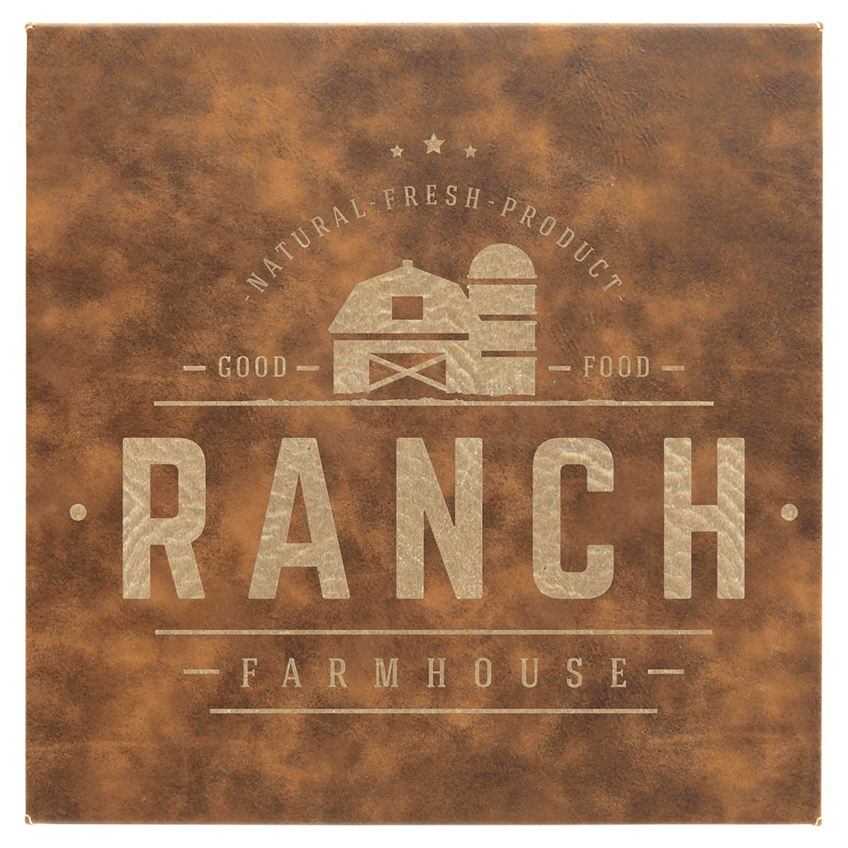 10" x 10" Laserable Leatherette Wall Decor with Sawtooth Hanger