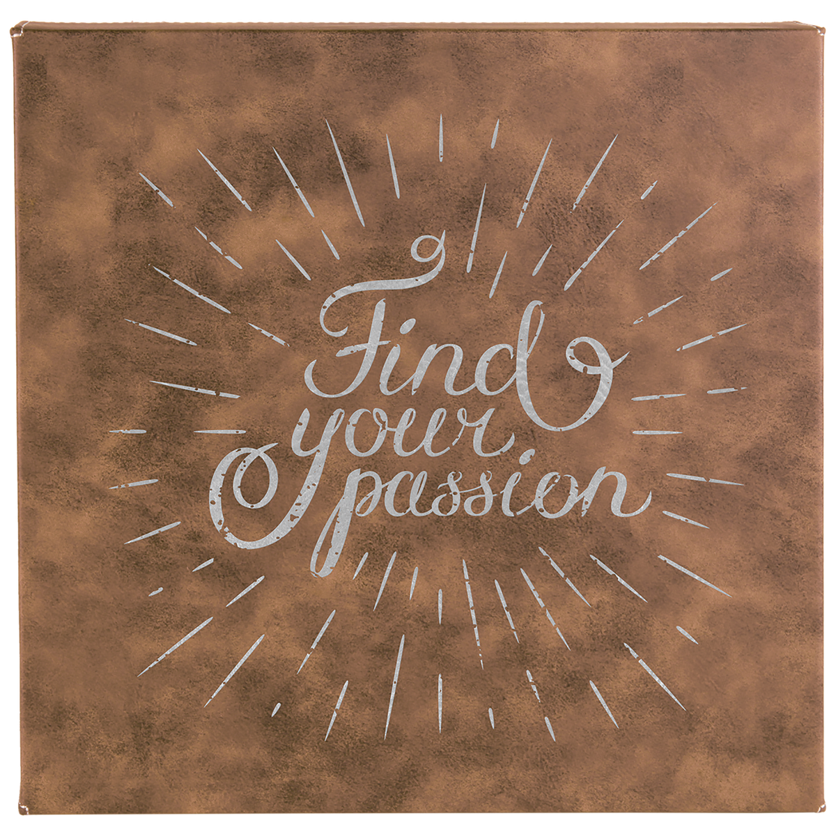 10" x 10" Laserable Leatherette Wall Decor with Sawtooth Hanger