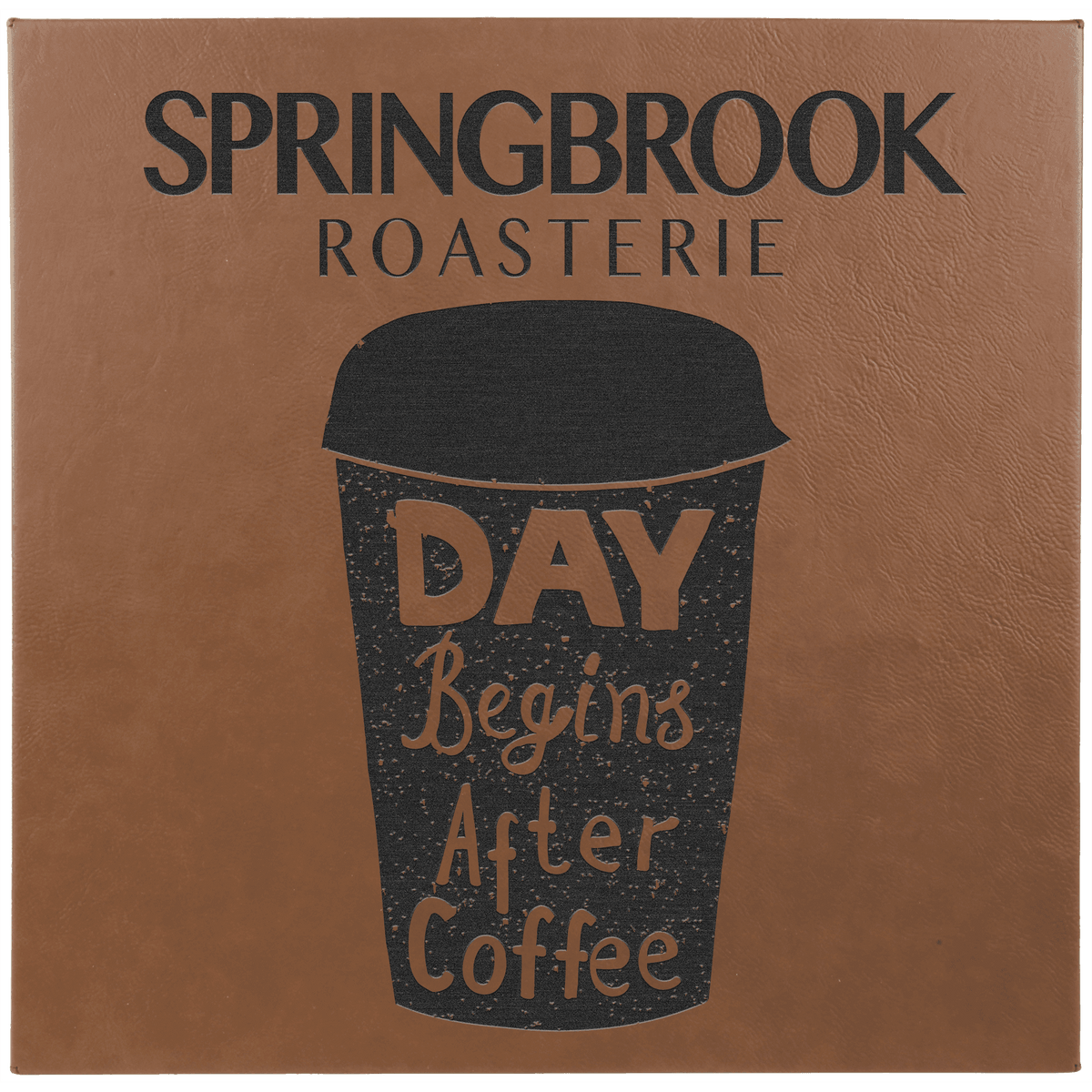 14" x 14" Laserable Leatherette Wall Decor with Sawtooth Hanger
