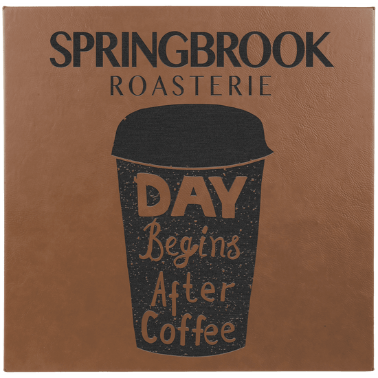 14" x 14" Laserable Leatherette Wall Decor with Sawtooth Hanger