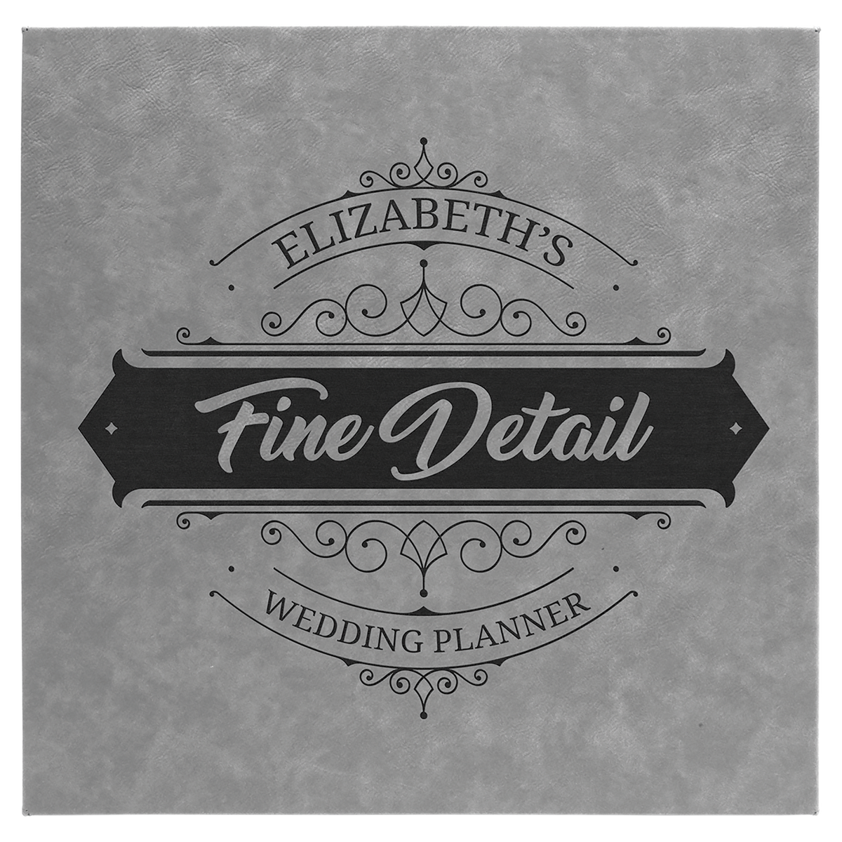 14" x 14" Laserable Leatherette Wall Decor with Sawtooth Hanger