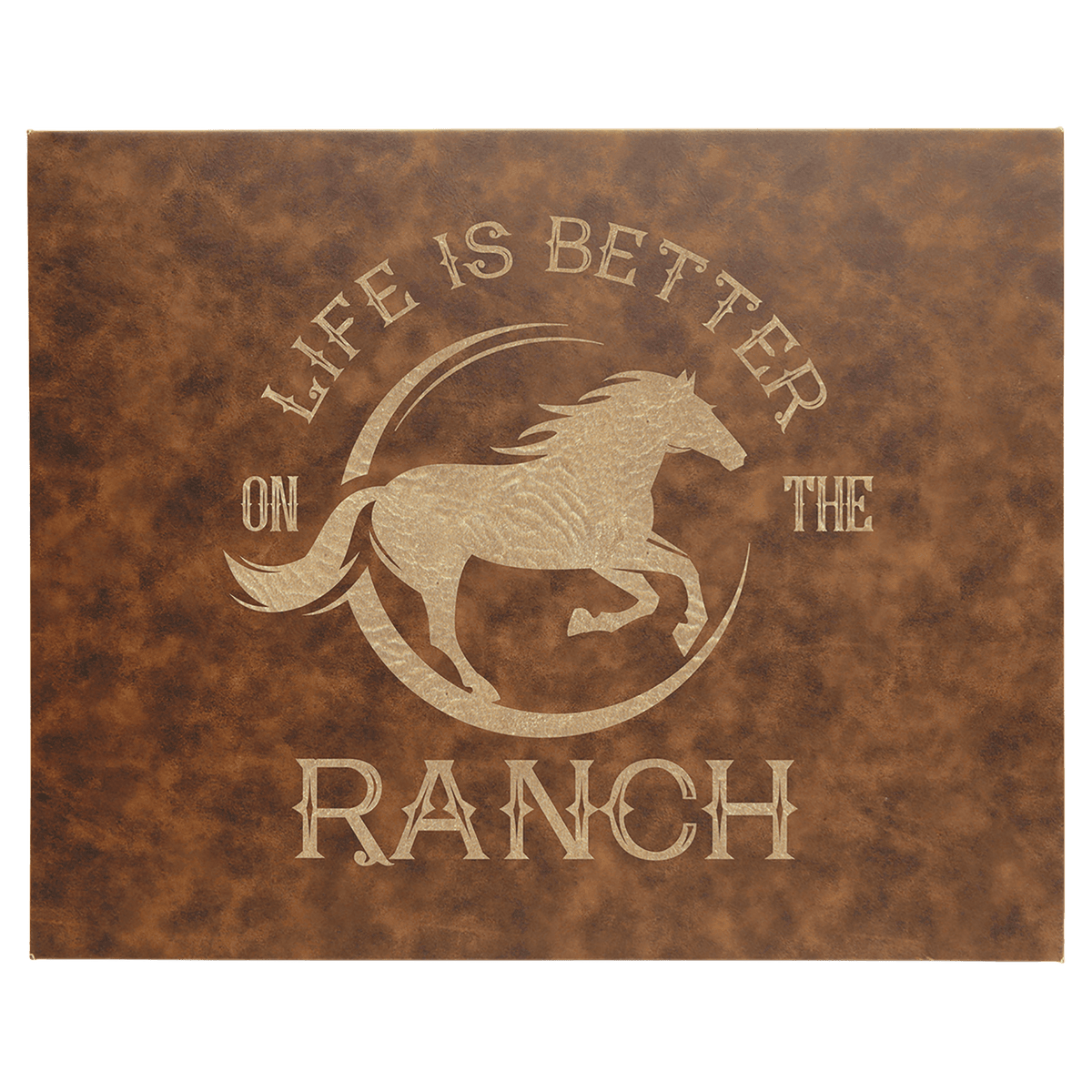 12" x 18" Laserable Leatherette Wall Decor with Sawtooth Hanger