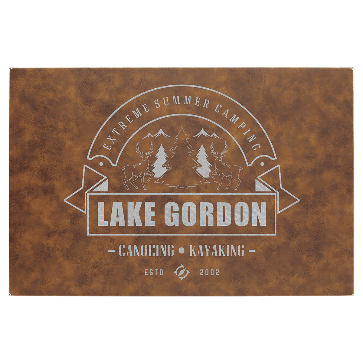 12" x 18" Laserable Leatherette Wall Decor with Sawtooth Hanger