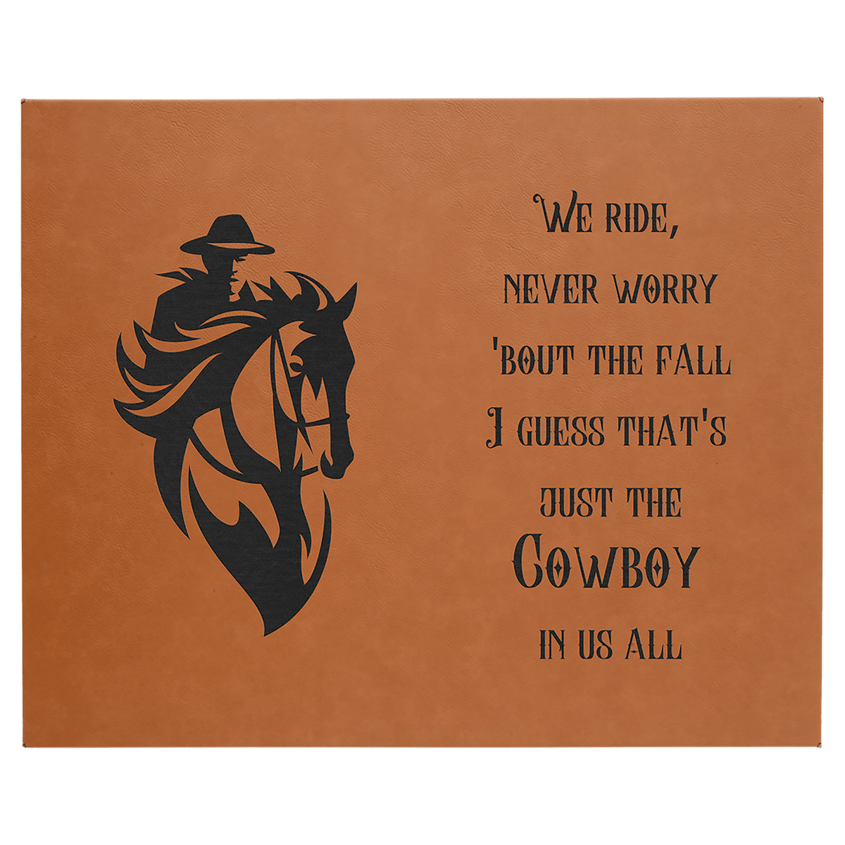 16" x 20" Laserable Leatherette Wall Decor with Sawtooth Hanger