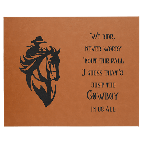 16" x 20" Laserable Leatherette Wall Decor with Sawtooth Hanger