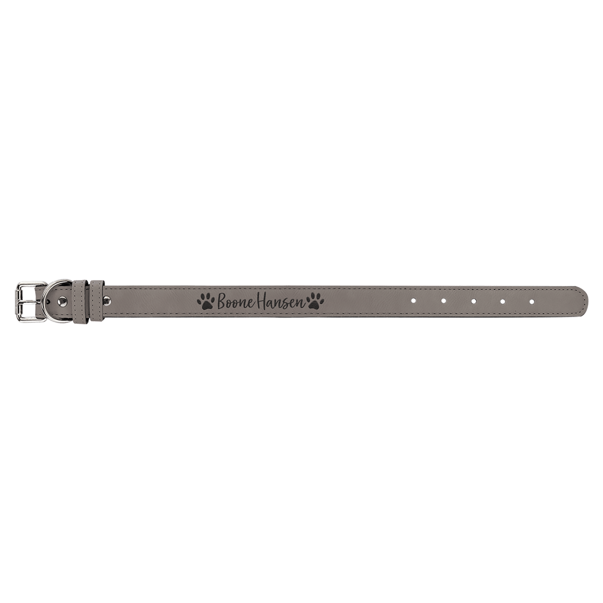 Small 15" x 3/4" Laserable Leatherette Dog Collar