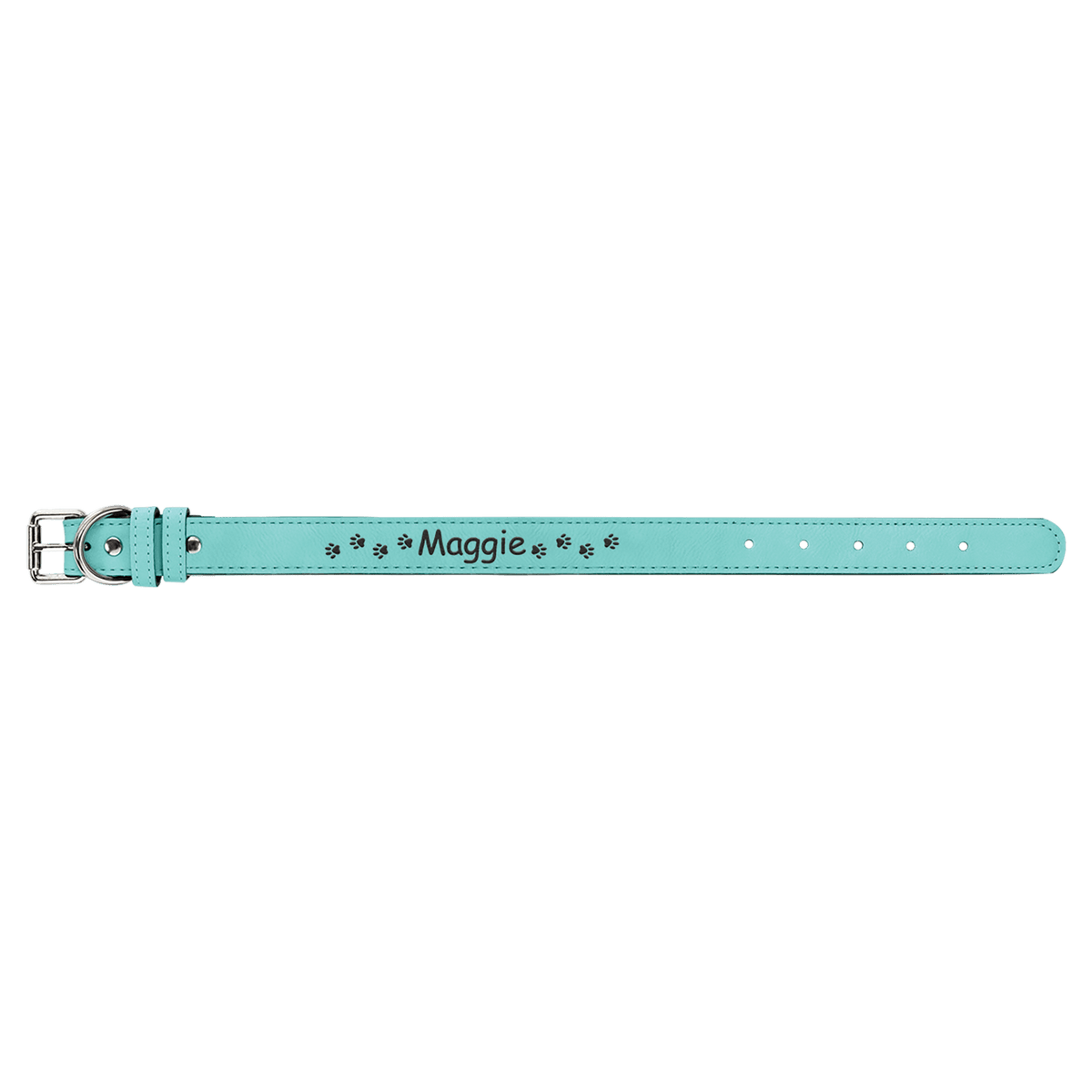 Small 15" x 3/4" Laserable Leatherette Dog Collar