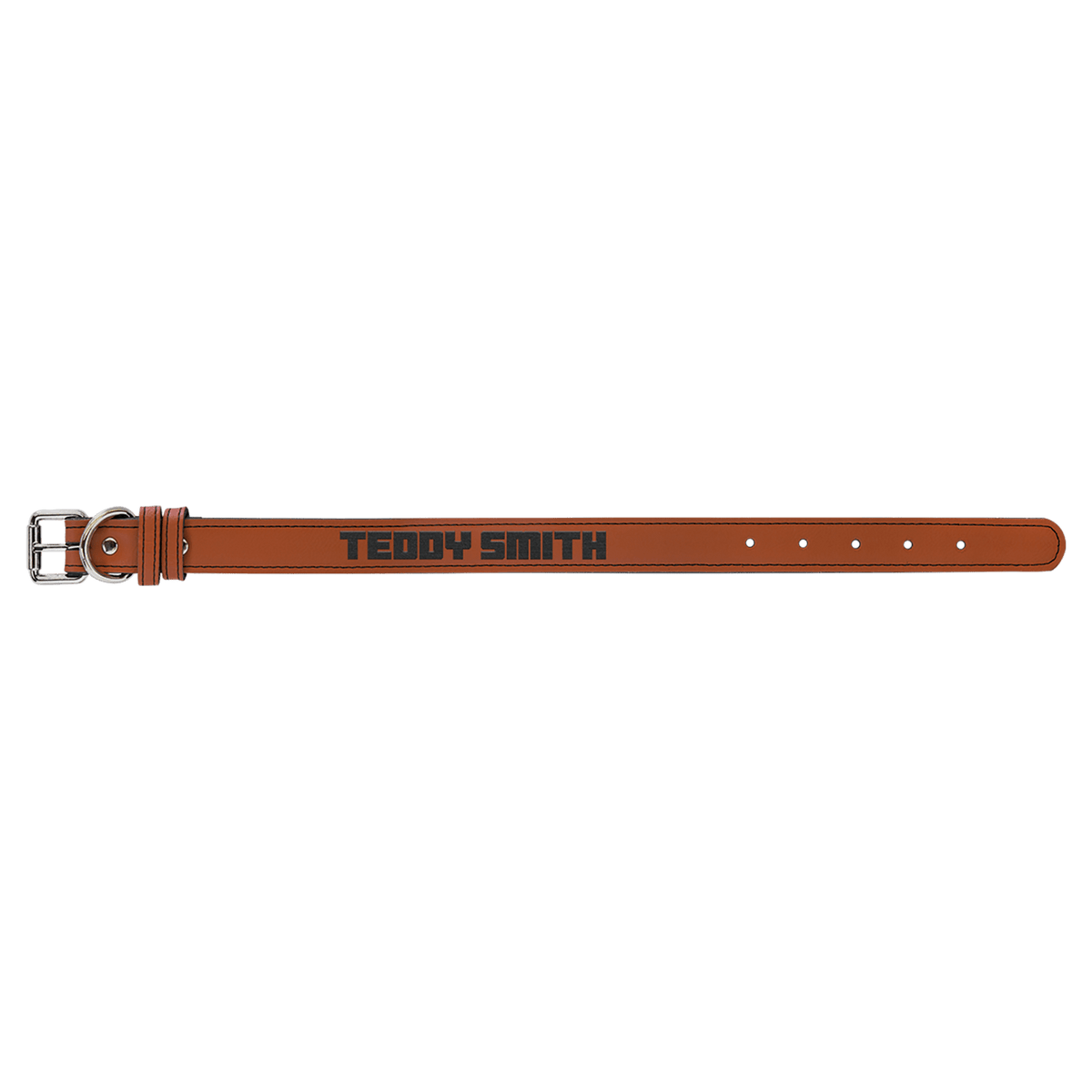 Medium 19" x 1" Laserable Leatherette Dog Collar