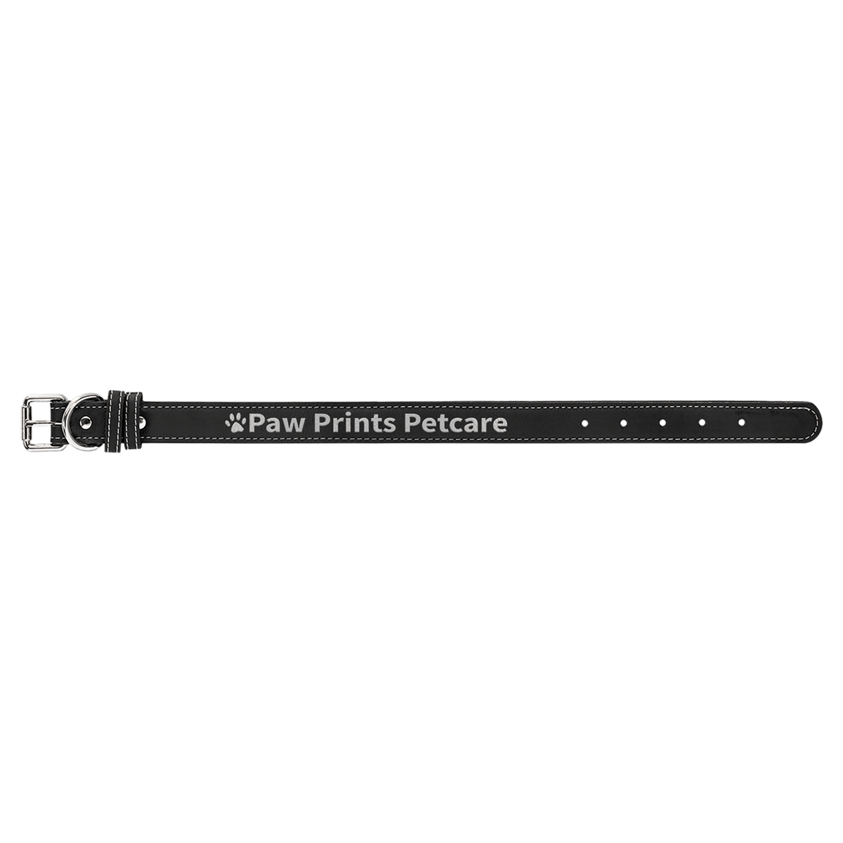 Medium 19" x 1" Laserable Leatherette Dog Collar