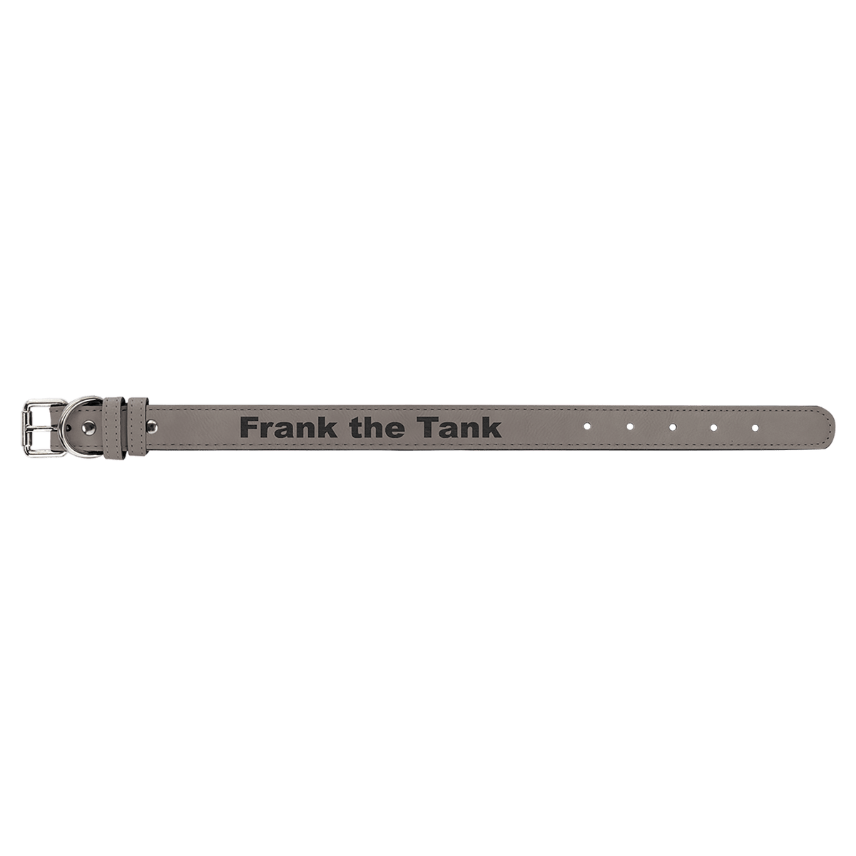 Medium 19" x 1" Laserable Leatherette Dog Collar