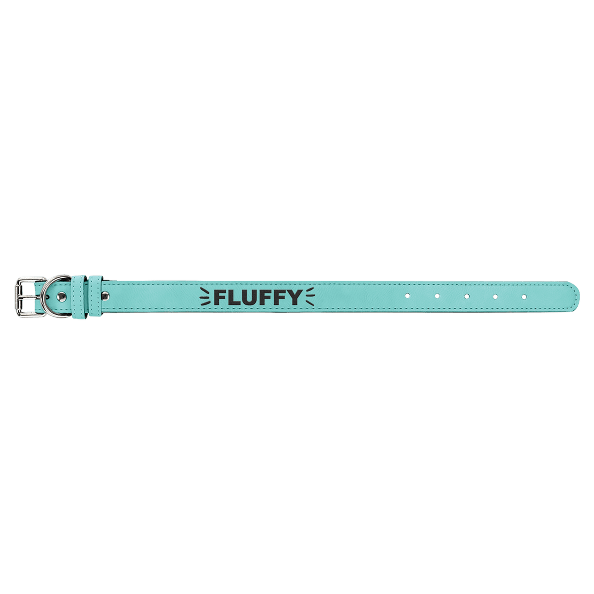 Medium 19" x 1" Laserable Leatherette Dog Collar