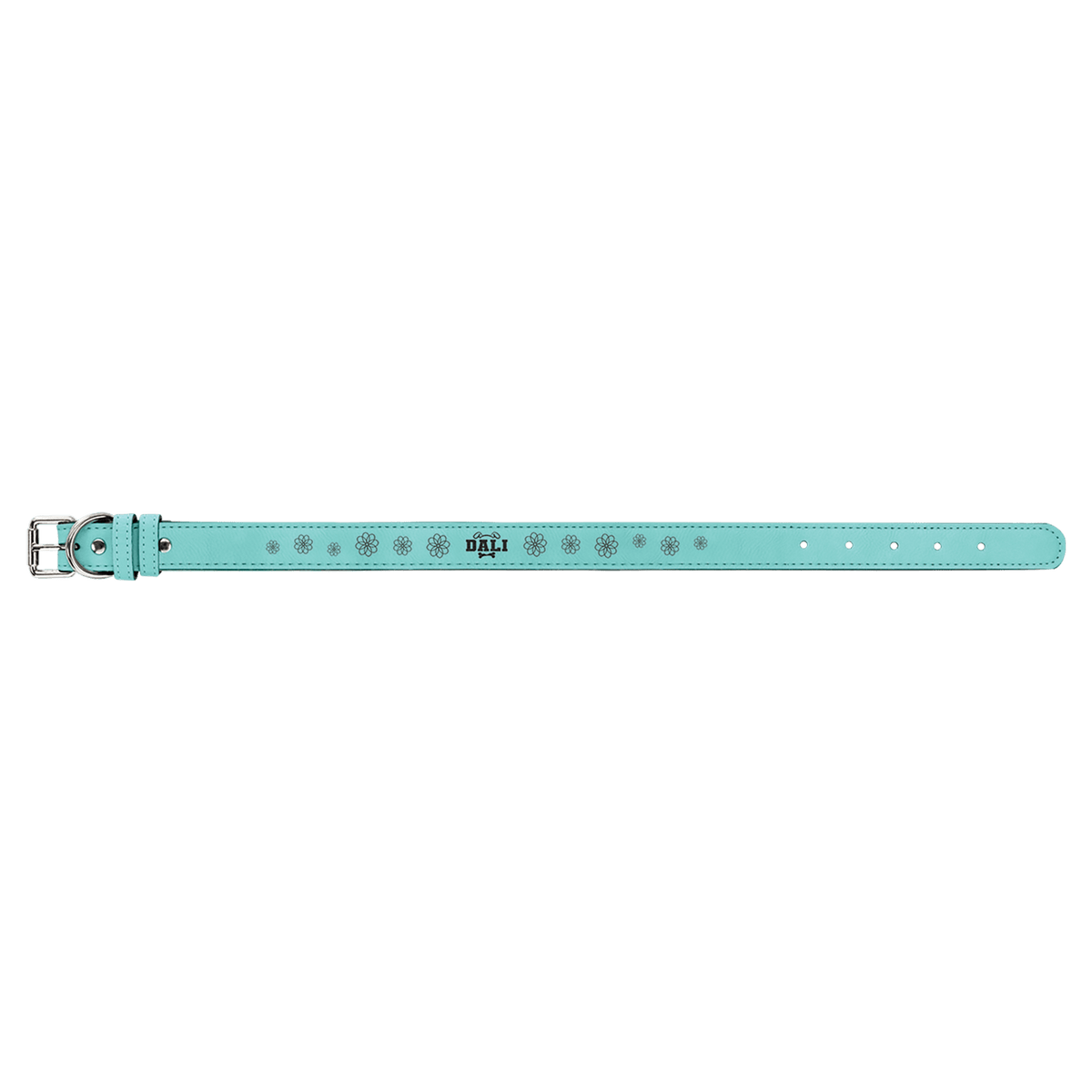 Large 23" x 1" Laserable Leatherette Dog Collar