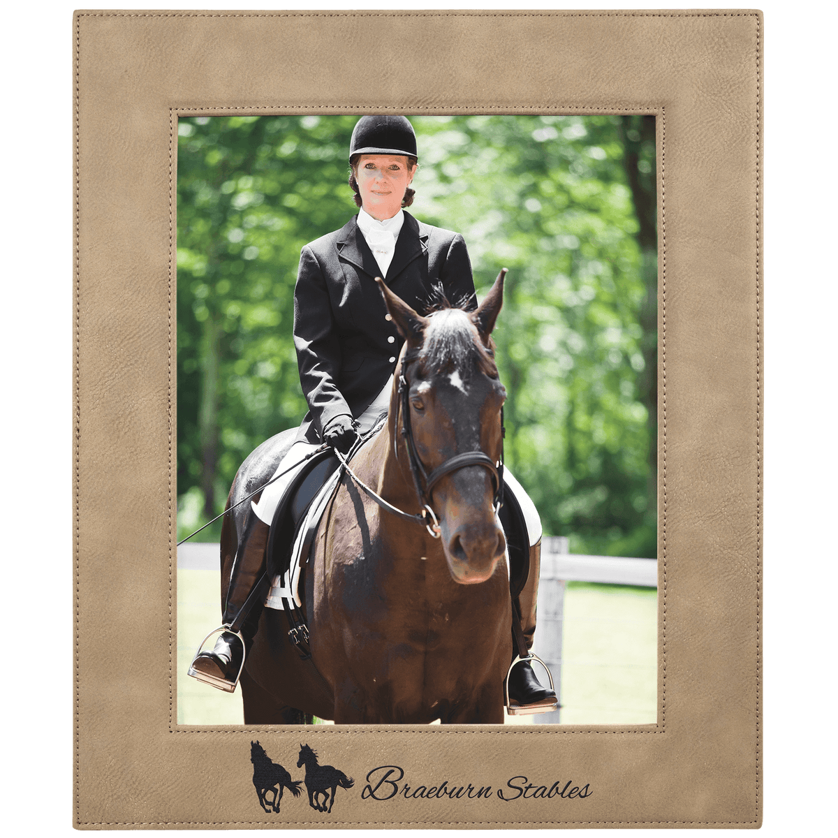 8" x 10" Laserable Leatherette Photo Frame