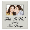 Leatherette Photo Frame with Personalization Area — Options