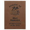 9" x 12" Laserable Leatherette Plaque