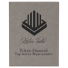 7" x 9" Laserable Leatherette Plaque