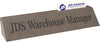 10 1/2" Laserable Leatherette Desk Wedge with Business Card Holder