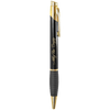 Brass Ballpoint Pen with Gripper — Black or Blue