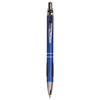 Anodized Aluminum Pen with Gripper — Silver Trim