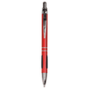 Anodized Aluminum Pen with Gripper — Silver Trim
