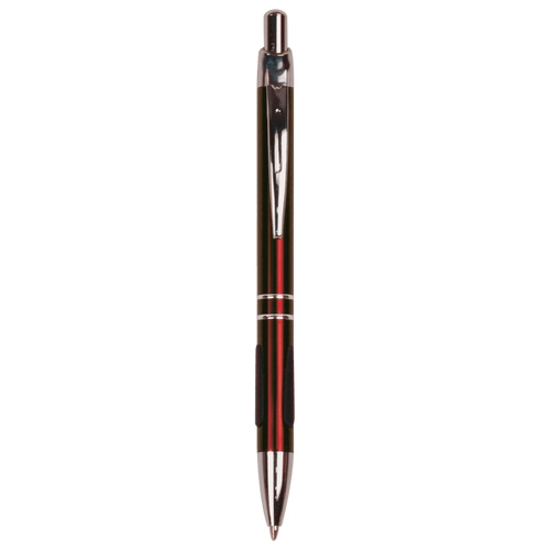 Burgundy with Silver Trim Laserable Pen with Gripper