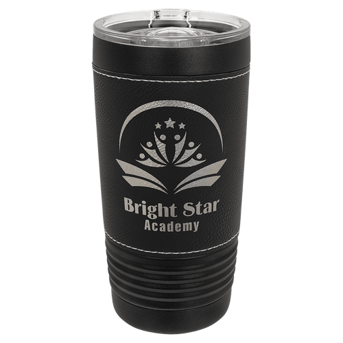 Polar Camel 20 oz. Leatherette Tumbler with Slider Lid