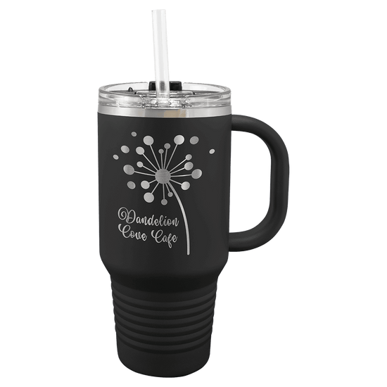 Polar Camel 32 oz. Travel Mug with Snap Lid and Straw