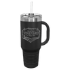 Polar Camel 40 oz. Travel Mug with Snap Lid & Straw