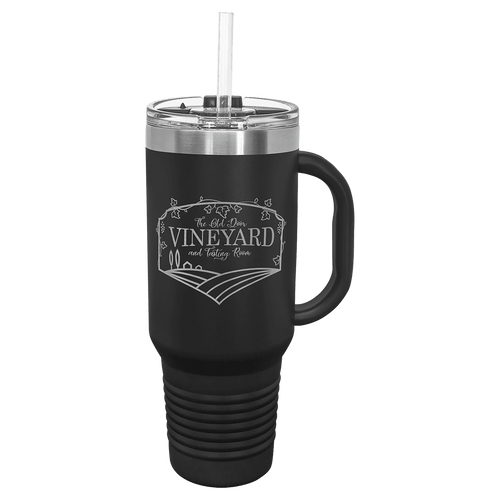 Polar Camel 40 oz. Travel Mug with Snap Lid & Straw