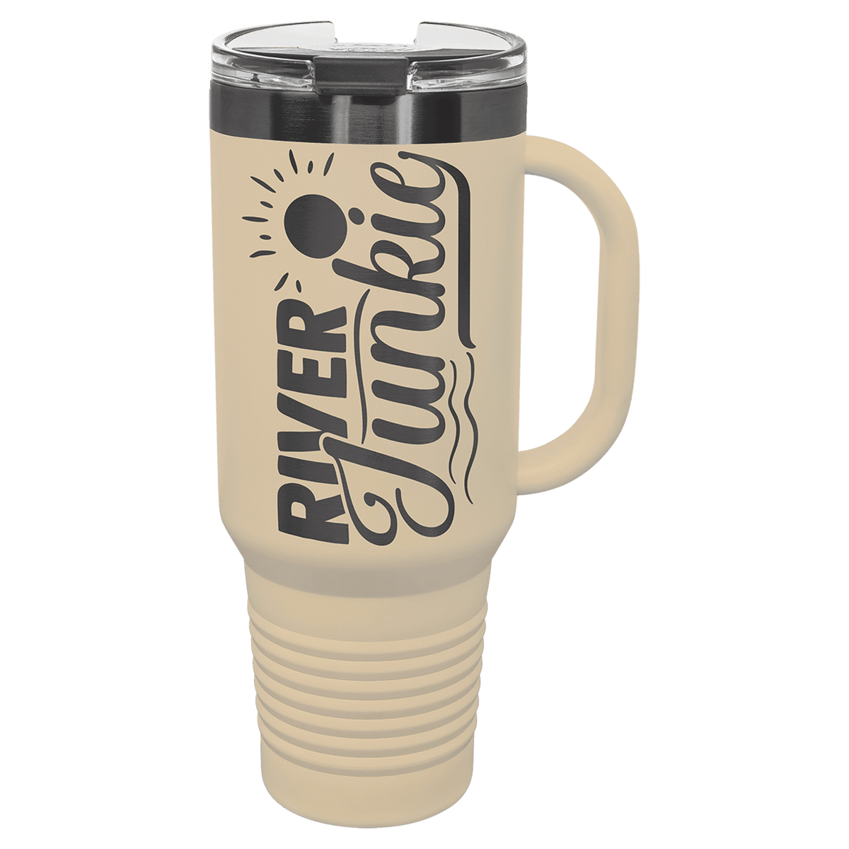 Polar Camel 40 oz. Warm Travel Mug with Handle & Straw