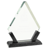 Glass Award with Black Marble Base — Shape and Size