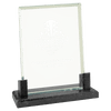 Glass Award with Black Marble Base — Shape and Size