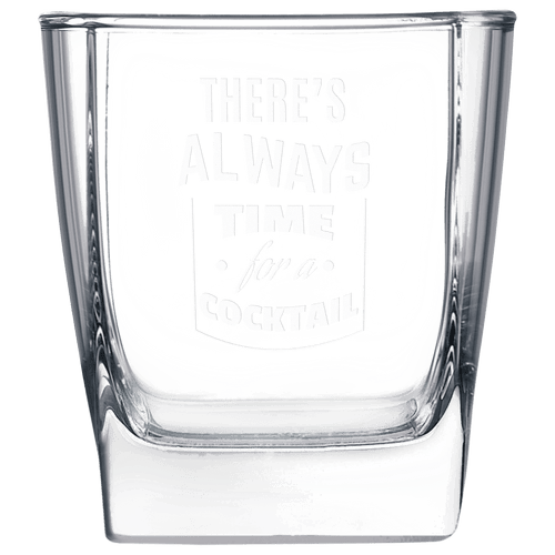 Polar Camel 10 1/2 oz. Square On The Rocks Glass