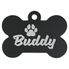1 1/2" x 1" Laserable Anodized Aluminum Bone Pet Tag
