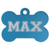 1 1/2" x 1" Laserable Anodized Aluminum Bone Pet Tag