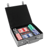 Laserable Leatherette 100 Chip Poker Set