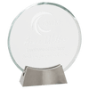 Platinum Glass Award with Full Metal Base — Shape and Size