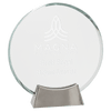 Platinum Glass Award with Full Metal Base — Shape and Size