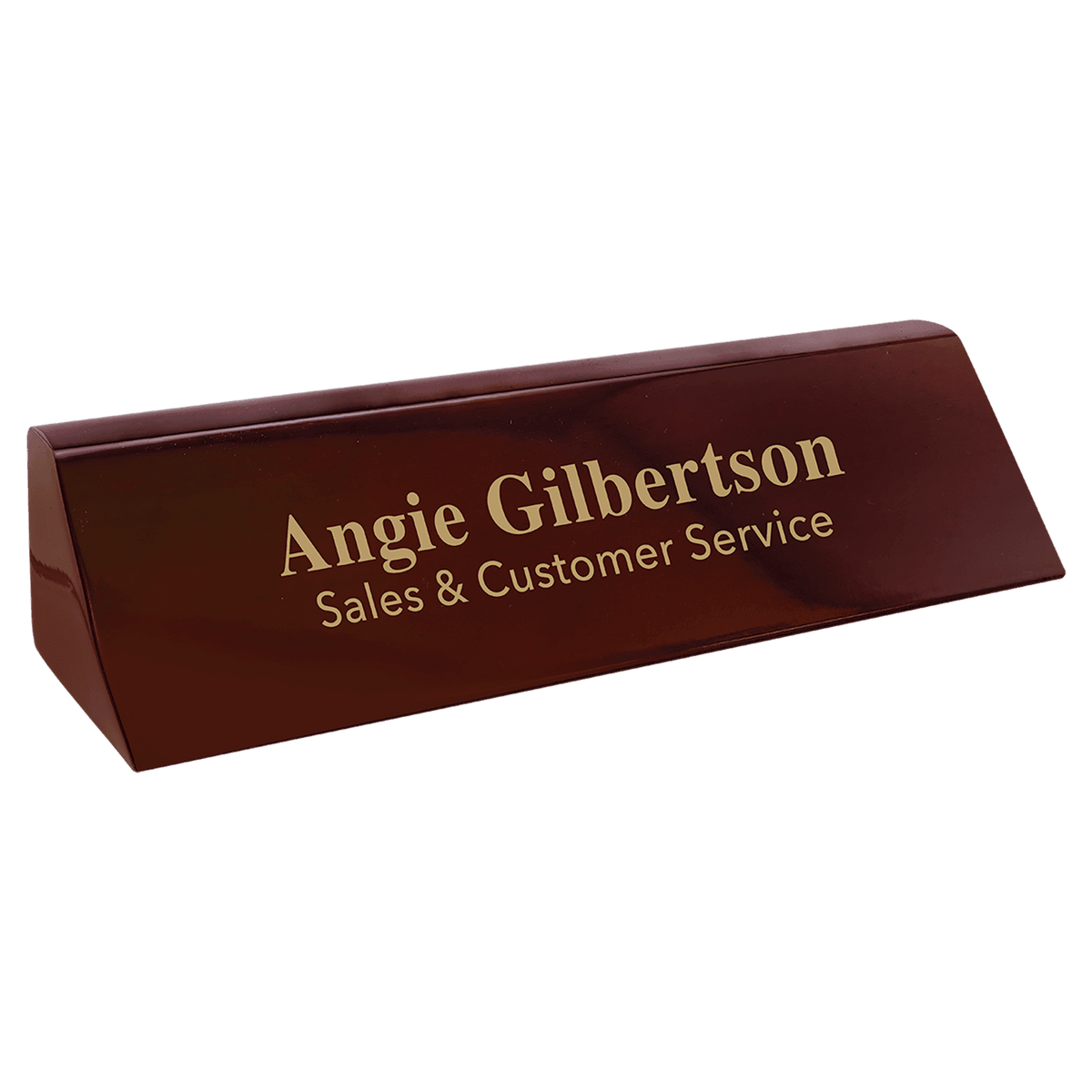 8 1/2" Piano Finish Desk Wedge
