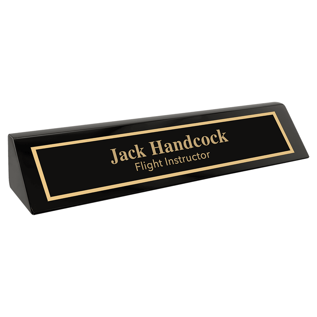 10 1/2" Piano Finish Desk Wedge